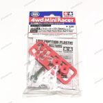 Tamiya Low Friction Plastic Double Rollers Red 13-13mm - 95662