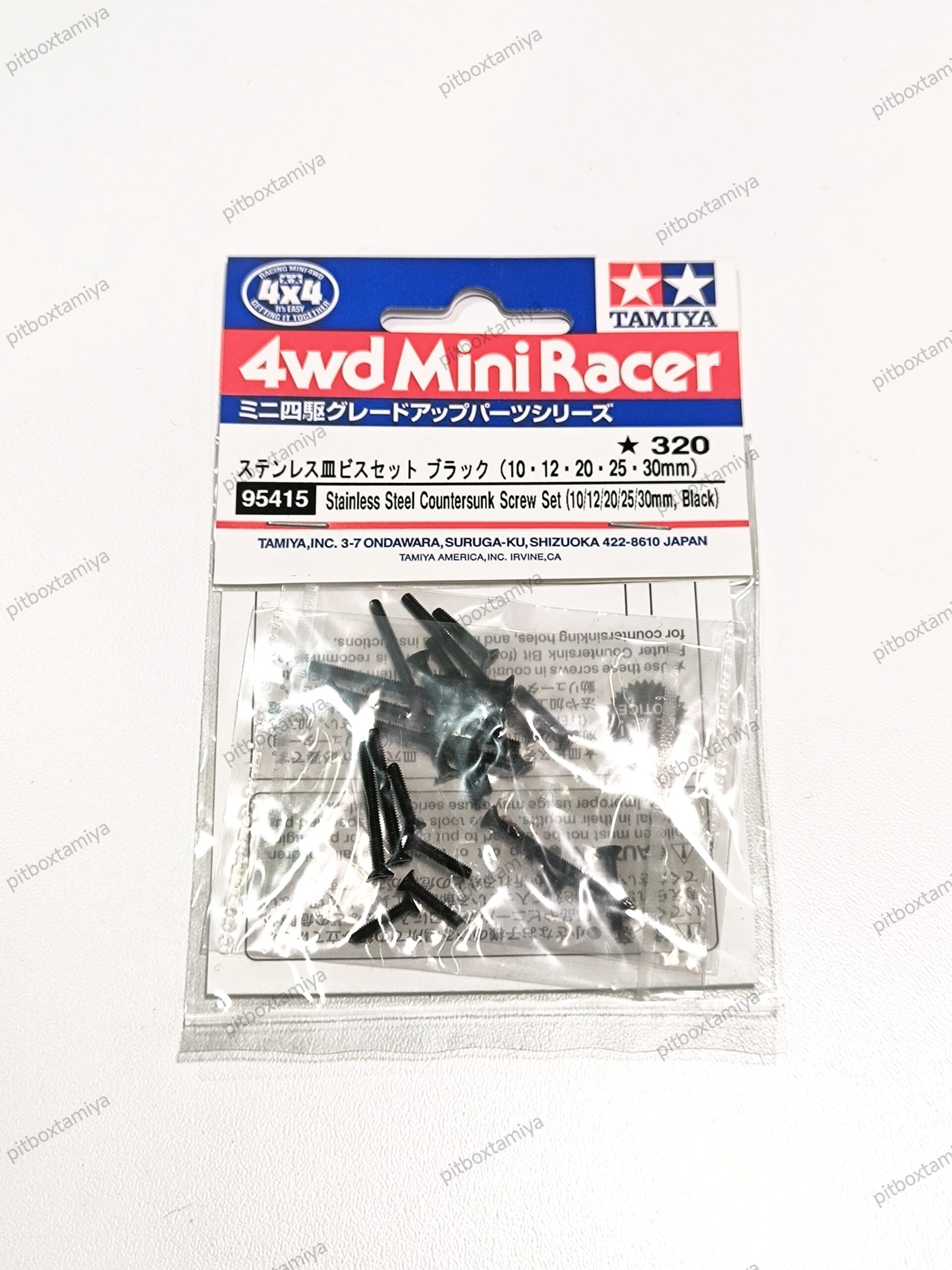 IMG_20260924_131009 Tamiya Stainless Steel Countersunk Screw set Black - item 95415 - Image 1