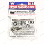 Tamiya Double Alumunium Roller w/Rubber 13-12mm - Item 15418