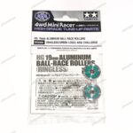 Tamiya HG 19mm Alu. Rollers Ringless Green Logo Asia Challange - 95688
