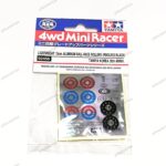 Tamiya Lightweight 13mm Alumunium Rollers Ringless Black - 92458