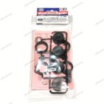 Tamiya Large Low Fricton Tires 31mm + Carbon Wheel Dish 15544