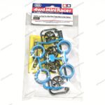 Tamiya Small Dia. Tire & Black Plated 5 Spoke Asia Challange 95654