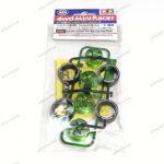 Tamiya Super Hard Low Profile & Spiral Matte Green Plated - 95666