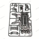 Tamiya Chassis Vz Metallic Gray + Gearbox Loose Part Ori