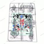 Tamiya Body Mach Frame Korea Version 2 loose part Original