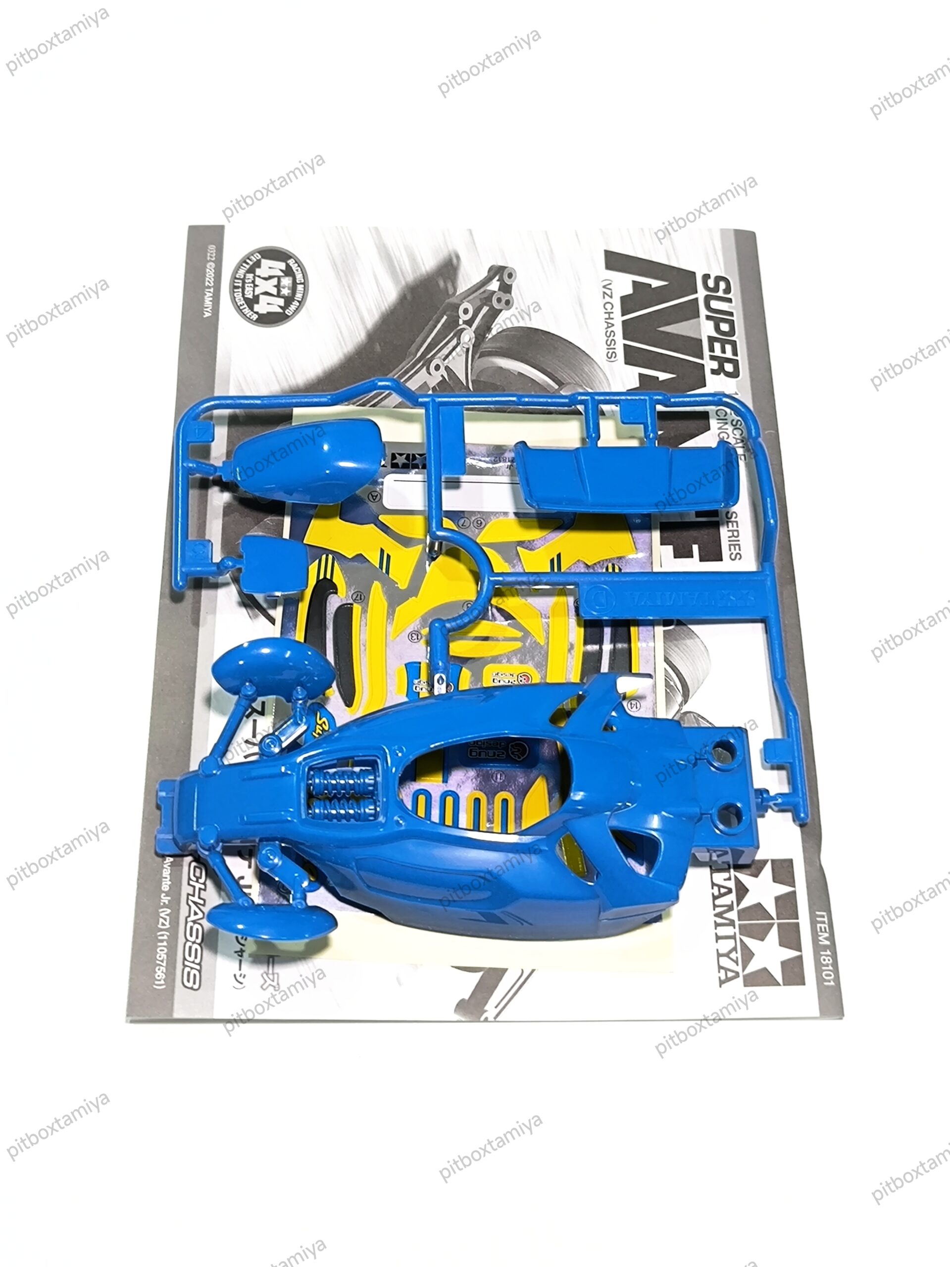 IMG_20260930_151314 Tamiya Body Super Avante Jr. Vz Chassis Loose Part Ori - Image 1