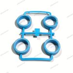Tamiya Ban Hard Medium Light Blue Tmac Asia Challange loose part ori