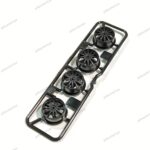 Tamiya Velg Medium Fin Carbon loose Part Original