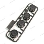 Tamiya Velg Medium Dish Super X Carbon Loose Part Ori