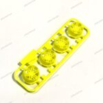 Tamiya Velg Medium 12 Spoke flurescent Yellow Loose Part Ori