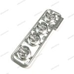 Tamiya Medium 5 Spoke Wheel Matte Silver Plated Loose Part