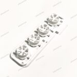 Tamiya Velg Medium 5 Spoke White Loose Part Original
