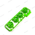 Tamiya Velg Medium 5 spoke Green Loose Parts ori