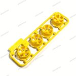 Tamiya Velg Medium 5 Spoke Kuning Yellow Loose Parts Original