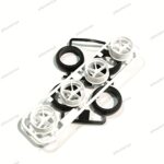 Tamiya Velg Large White + Ban Soft Arched Loose Parts Ori